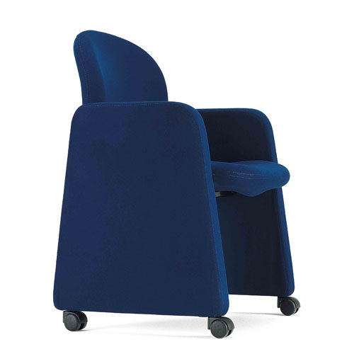 Poltroncina visitatore con fianchi imbottiti (Cod. 812)